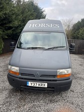 2001 Renault Master T3 Horsebox Van Panel Van