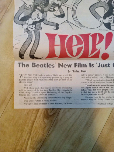 Beatles 1964 Showtime San Francisco Examiner Help New Film Story - Picture 4 of 9