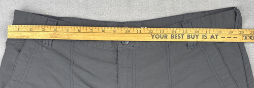 Wrangler Cargo Shorts Men’s 40 Gray Pockets Zip 100% Nylon Outdoor Hiking - Picture 6 of 7