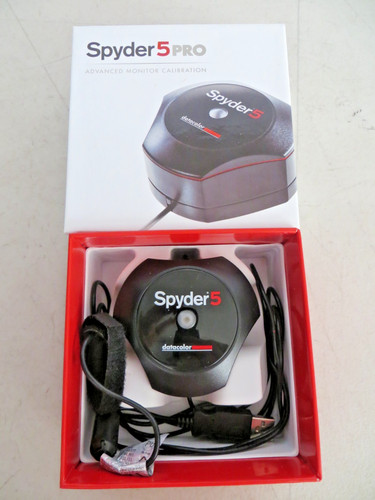 Datacolor Spyder5 Pro USB Colorimeter S5P100 Monitor Calibration In Original Box