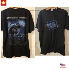 Linkin Park Meteora 20Th Anniversary Nu Metal Black Mens T Shirt All Size 🔥