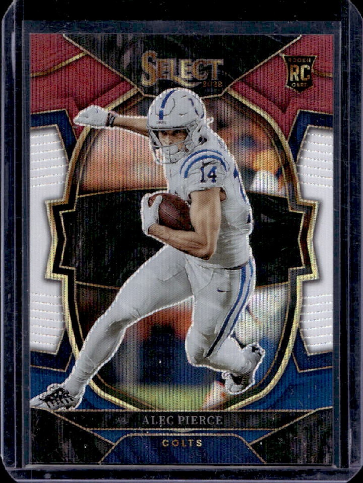 2022 Select Alec Pierce RC Tri Color Prizm Concourse #186/249 Colts