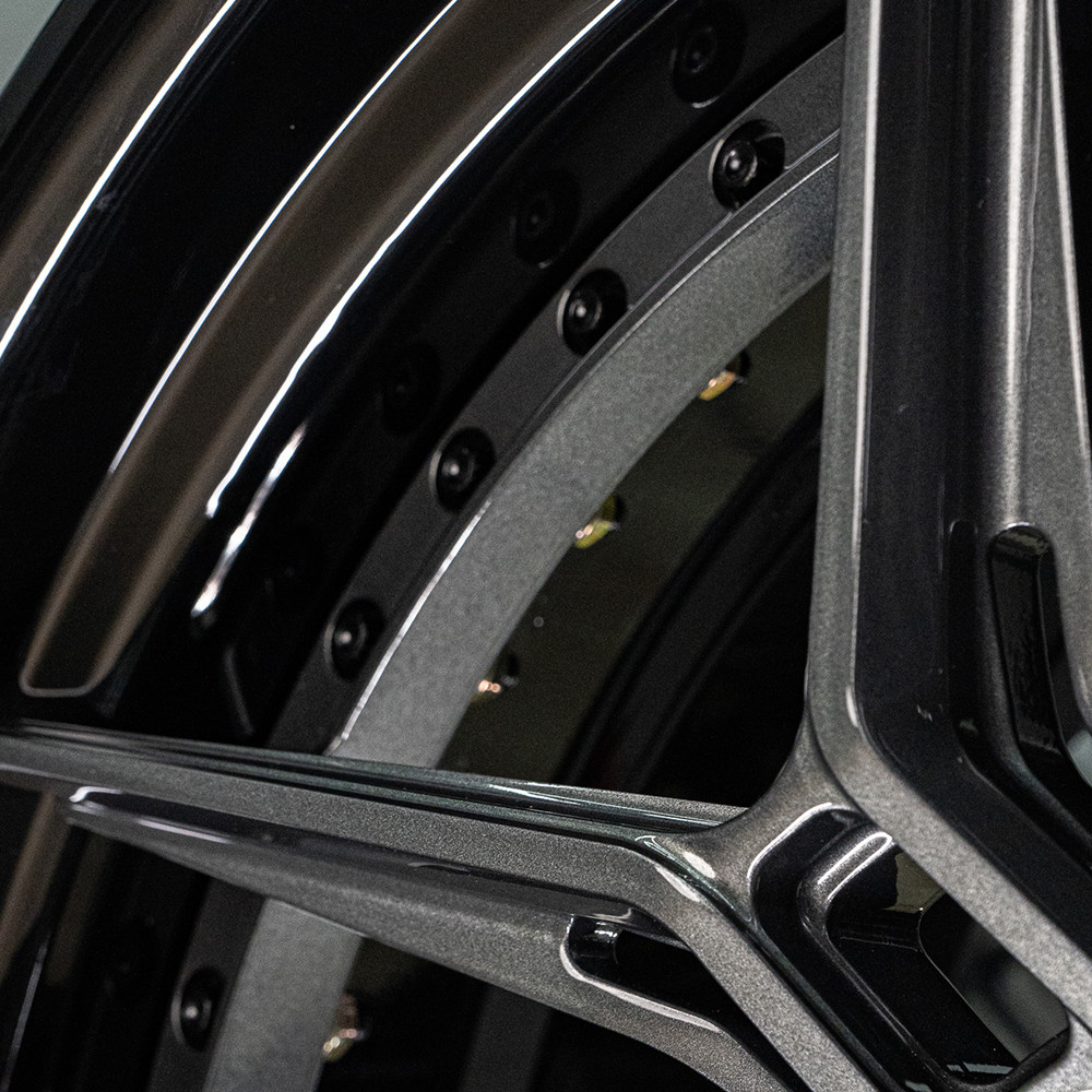 20" ALT Forged DL18 Black w/ Gloss Gunmetal Wheels for Audi R8 Gen 1 (2006–2015)