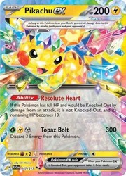 Pikachu ex 057/217 Ascended Heroes Double Rare