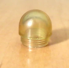VTG Hot Rod Dashboard Indicator Light Lens LIGHT YELLOW (16 x 16mm)
