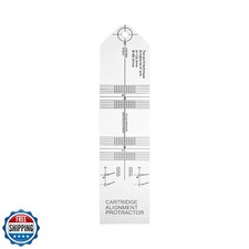 sdroceRyaM Turntable Cartridge Stylus Alignment Protractor Vinyl