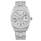 Rolex Oysterdate Precision 34MM Steel Silver Dial Manual Wind  Watch 6694