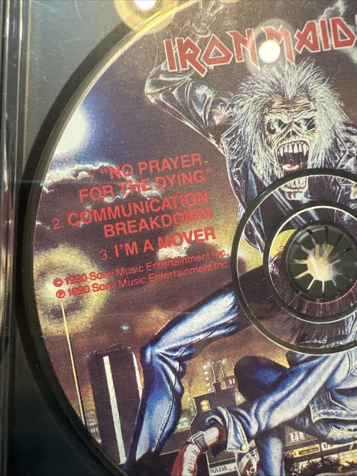 Iron Maiden RARE No Prayer For The Dying PROMO CD 3 TRACK 1991 - MINT CONDITION Foto 2 de 4