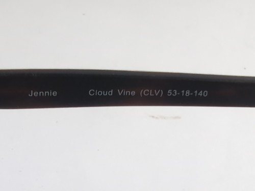 VERA BRADLEY JENNIE CLOUD VINE CLV 53/18/140 BLUE SILVER TORTOISE, Frames only - Picture 6 of 21