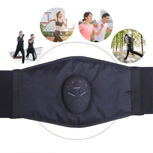 EMS Abdominal Muscle Toning Trainer Stimulator Toner Abdomen Fitness Gym Belt - Picture 8 of 11