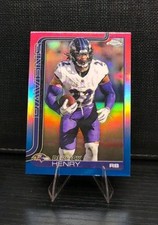 2025 Topps Chrome Derrick Henry Red White Blue