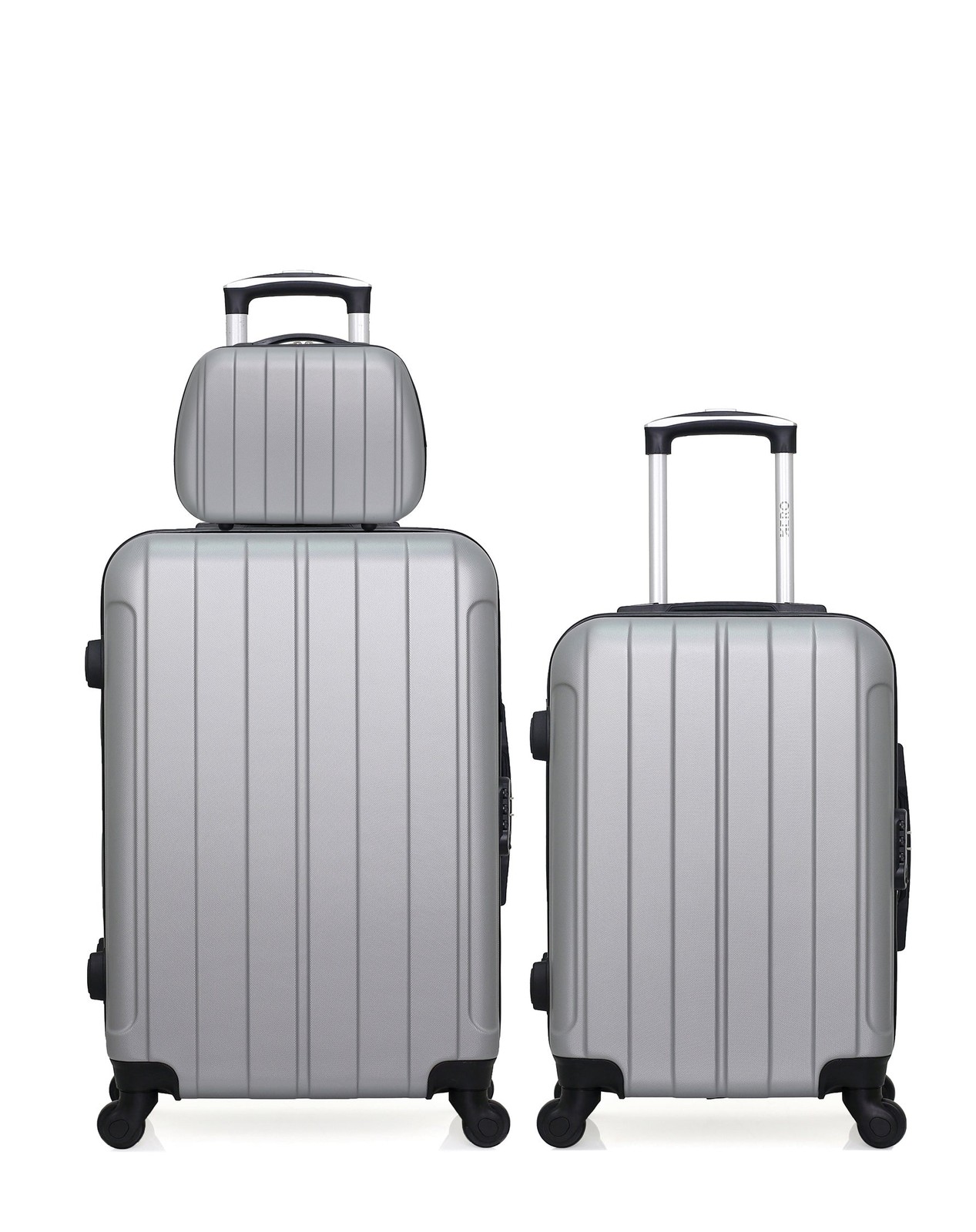 Valise cabine HERO FOGO set de 3 bagages rigides pour voyage et weekend