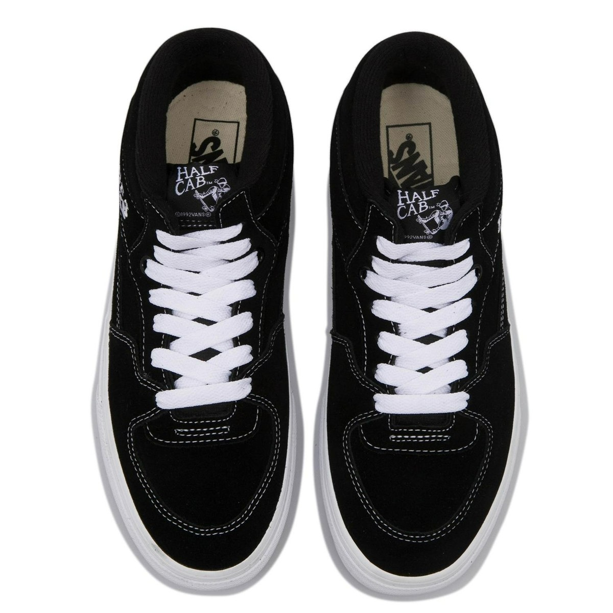 VANS HALF CAB VN000DZ3BLK BLACK Men's Women's High Cut Sneakers | eBay