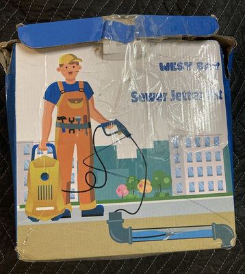 #ad West Bay Sewer Jetter Kit 100FT for Pressure Washer 5800PSI Drain Cleaner Hose $36.99