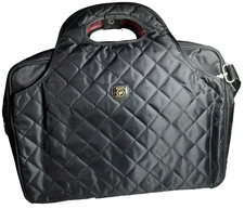 PORT Designs Black Quilted Laptop Bag
