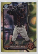 2022 Bowman Draft Chrome Yellow Lava Refractor 61/75 Aeverson Arteaga 9v7