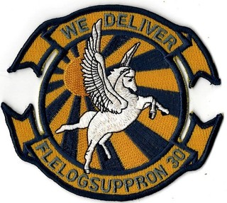 US NAVY FLEET LOGISTICS SUPPORT SQUADRON VRC 30 MILITARY PATCH