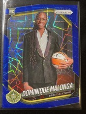 2025 Panini Prizm WNBA Dominique Malonga Rookie Blue Velocity