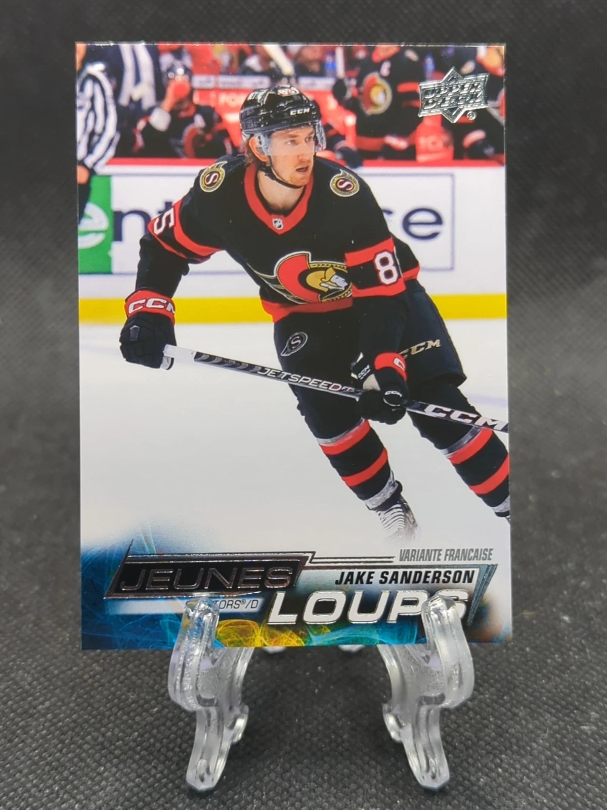 2022-23 Upper Deck Series 2 Young Guns French Jake Sanderson #466 Rookie RC
