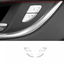 For Buick Lacrosse 2017-2019 Silver Alloy Door Handle Lock Button Sticker Trim