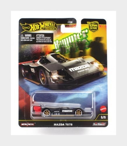 Mattel HOT Wheels FPY86-976F-HRW08 Mazda - 787B Basis Racing 1991 - Black - 1/64-image