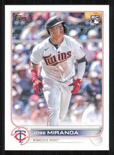 2022 Topps Update #US120 Jose Miranda RC