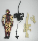 Vintage 1990 Rock Viper G.I. GI Joe Cobra v1 Complete Figure 3.75 ARAH BROKEN
