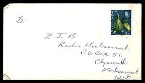 Mayfairstamps Montserrat to Plymouth Cover cca_19863