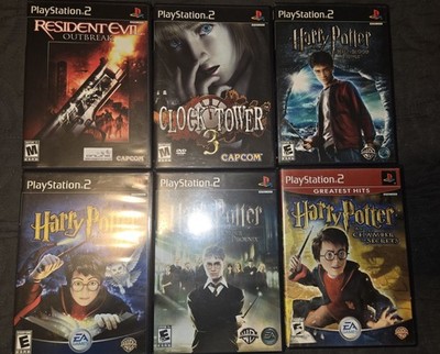 Sony Playstation 2 PS2 Lot of 12 Games Clock Tower, Re Outbreak, Spyro, HP