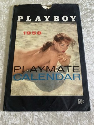 Playboy Playmate Kalender 1961 mit Erstjahreshülle 1958