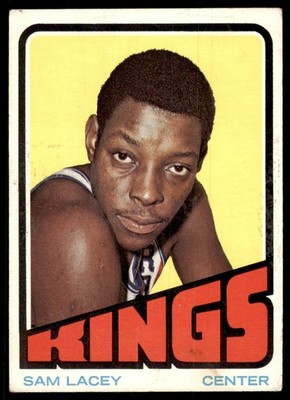 1972-73 Topps Basketball Card Sam Lacey C KC-Omaha Kings #63
