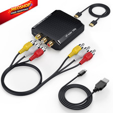 WENTER RCA to HDMI Converter with  cable, Black