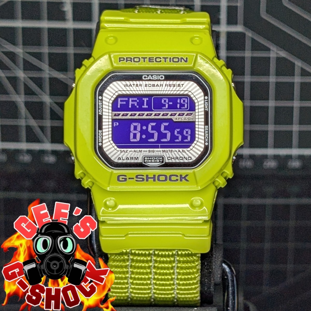 Casio G-Shock GLS-5600 Low Temp (-20°c) Resist Square Green Purple
