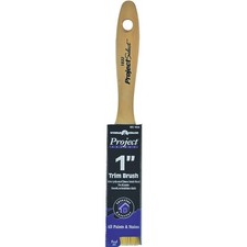 Linzer Impact 1832-1 Paint Brush, 1 in W, Chisel Trim, Wall Brush, 2-1/4 in L Br