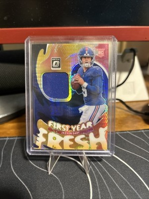2025 Jaxson Dart Panini Donruss Optic First Year Fresh Giants #FYFBH-JDA