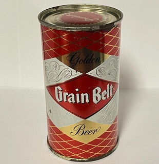 GRAIN BELT GOLDEN BEER FLAT TOP CAN Minneapolis MN with STUNNING VANITY LID!