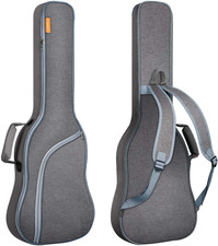 Electric Guitar Bag Padded Electric Guitar Gig Bag Case 0.35In Padding Dual Adju
