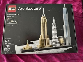 LEGO Architecture Big Ben - Lego 21013 + New York City 21028 Retired Sets-Sealed