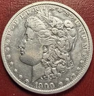 1900-O Morgan Silver Dollar. Free Shipping