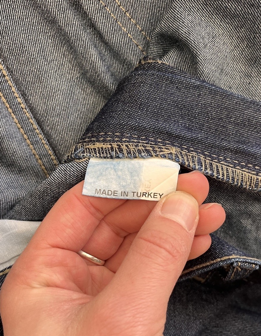 RARE Vintage Evisu Multi Pocket Patchwork Jeans B… - image 12