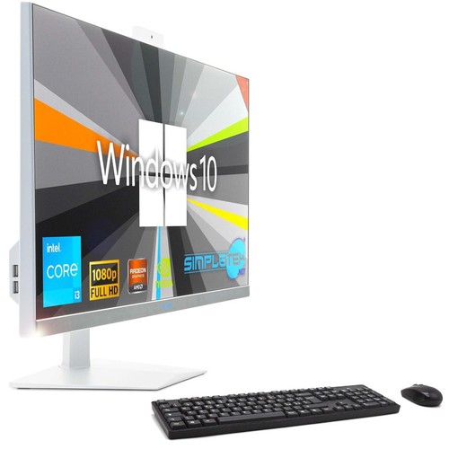 Tout en Un I3 24 " Windows 10 RAM 8 Go SSD 120 Ordinateur Fixe Editing Gaming_