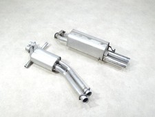 Auspuff Set Neu für Mercedes S-Klasse W126 560 SE SEL AMG Mitteltopf Endtopf 