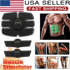 Wireless Electric Muscle Toner EMS Machine Toning Belt 6 Six Pack Abs Fat Burner