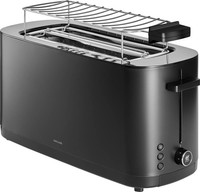 Zwilling Toaster Langschlitz 4 Scheiben 1800W Edelstahl Schwarz Enfinigy