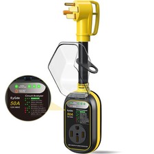 EyGde RV 50 Amp Surge Protector  Analyzer - Waterproof Voltage Protection