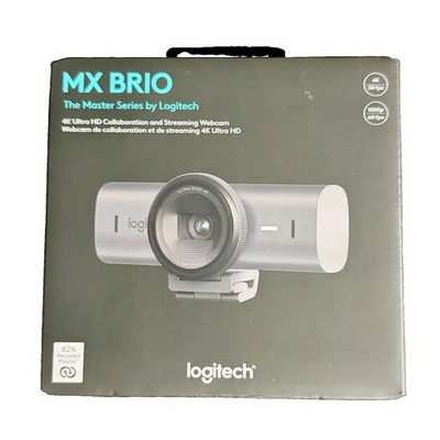 Logitech MX Brio 4K Ultra HD Collaboration Streaming Webcam Brand New Sealed!