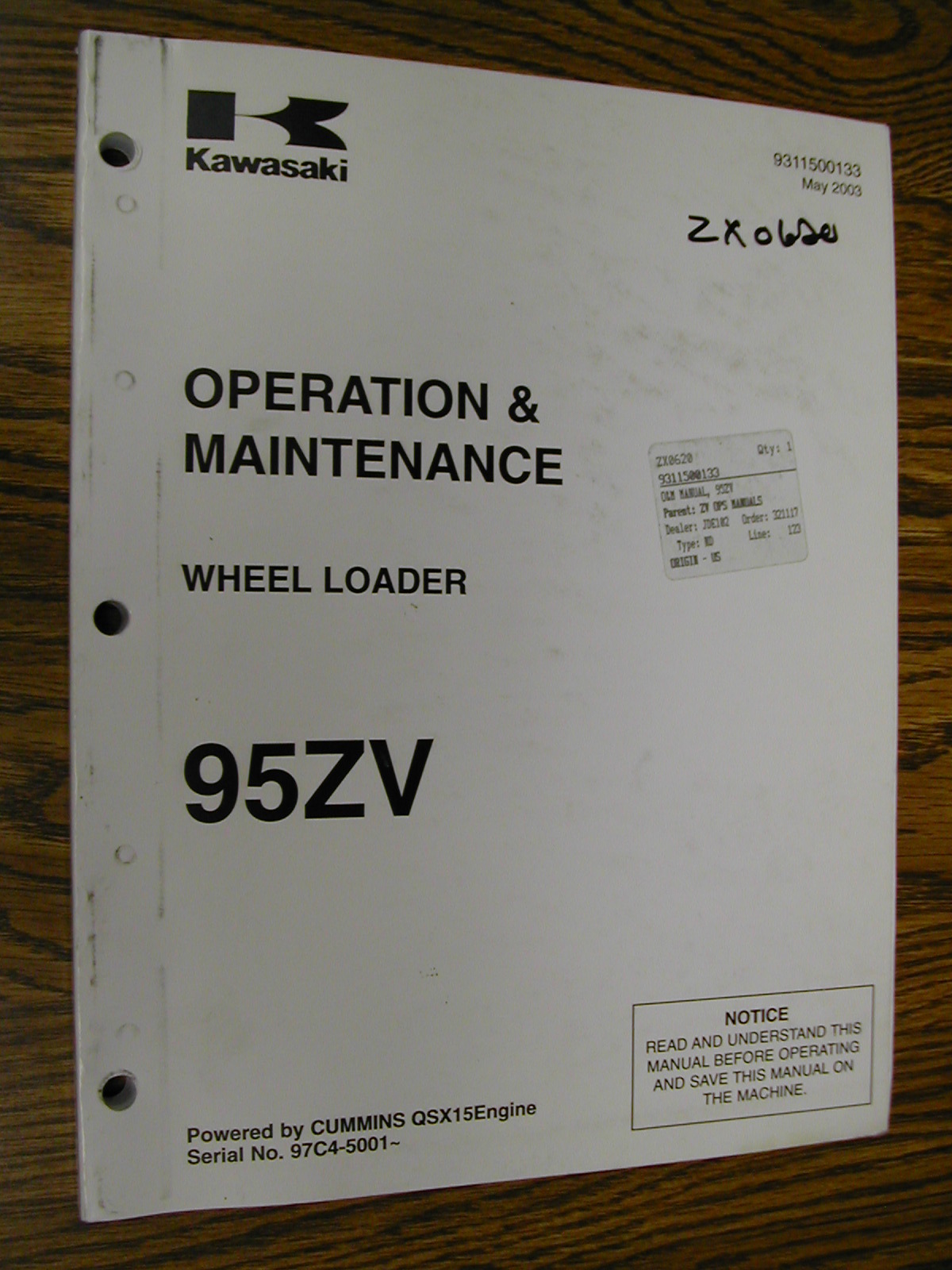 Norton Secured - powered by Verisign. Kawasaki 95zv Operation & Maintenance  Manual ...
