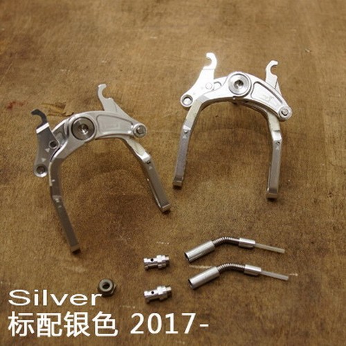 Aleación CNC brazo largo freno en C para bicicleta plegable Brompton pinza freno ajuste guardabarros - Imagen 5 de 42