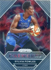 2021 Panini Prizm WNBA SYLVIA FOWLES #4 FIREWORKS INSERT LYNX