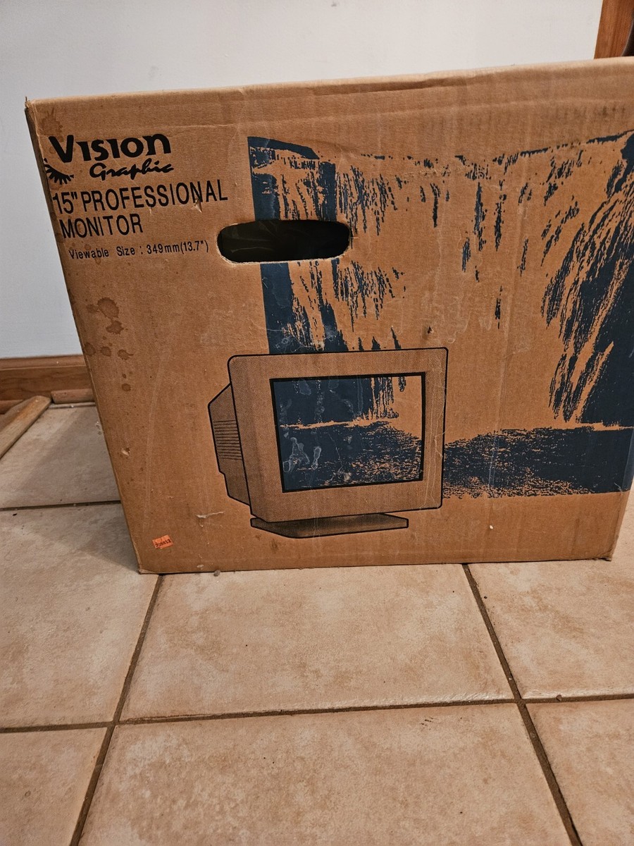 その他 Collector's Vision Vision Graphic Computer Monitor Vintage NOS 15